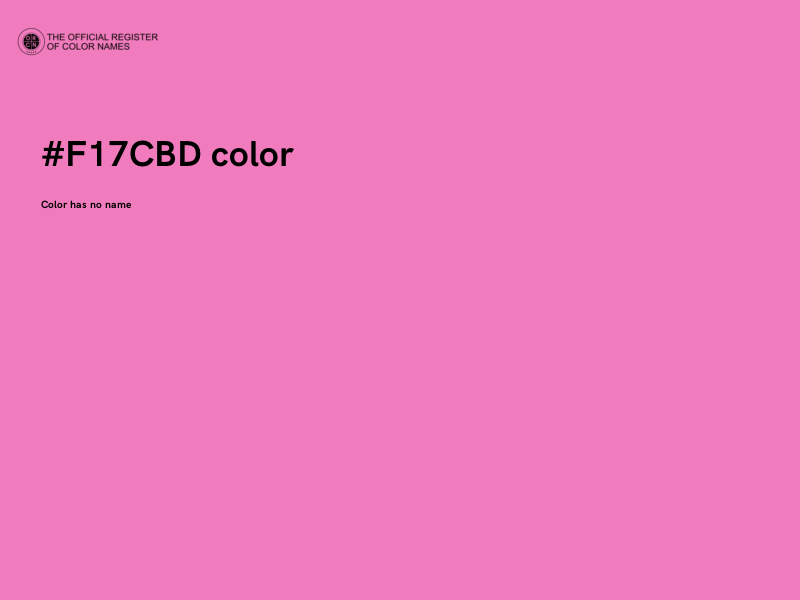 #F17CBD color image