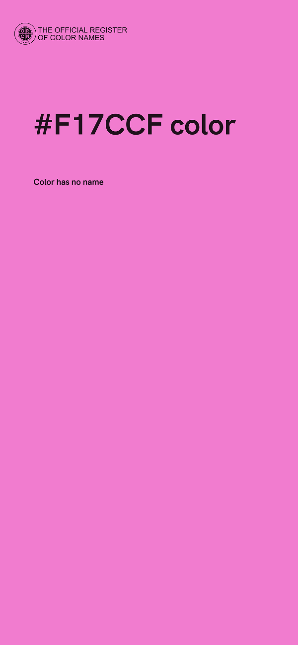 #F17CCF color image