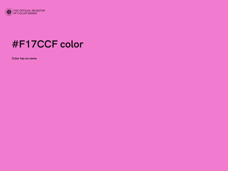 #F17CCF color image