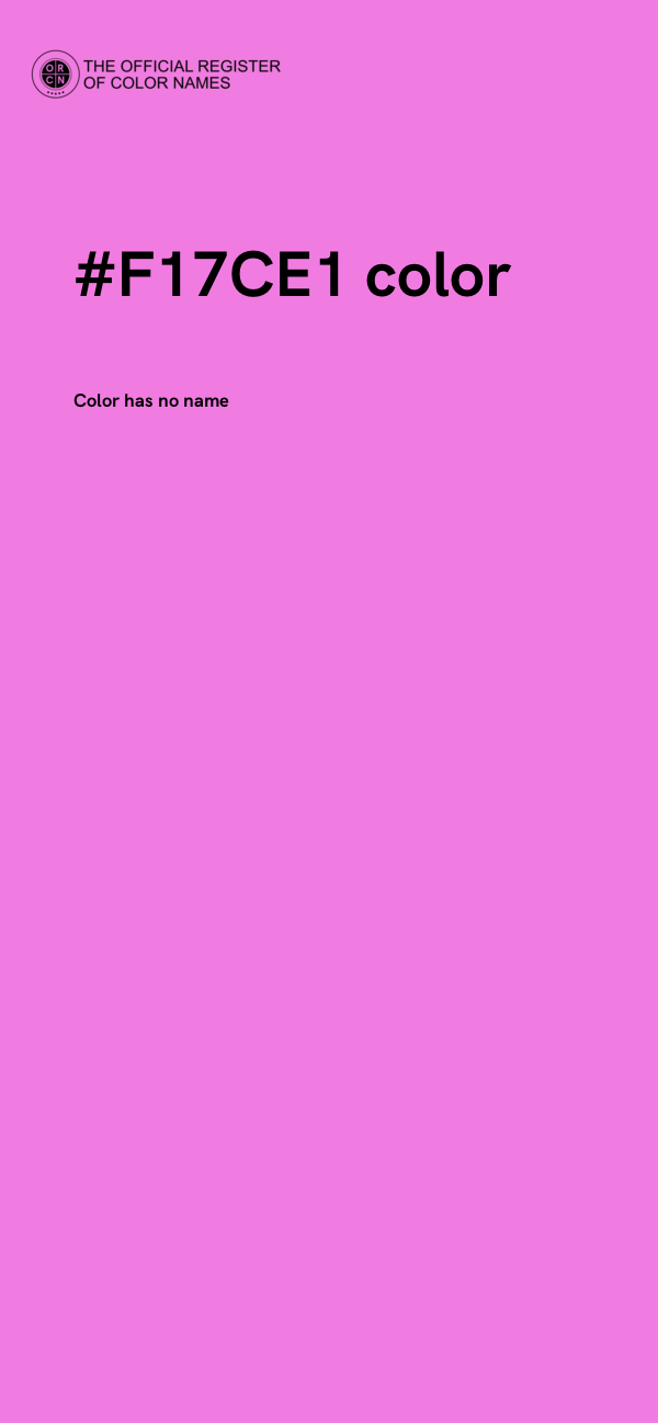 #F17CE1 color image