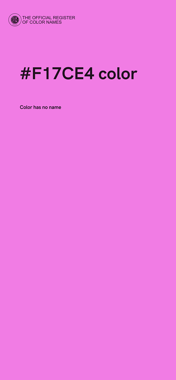 #F17CE4 color image