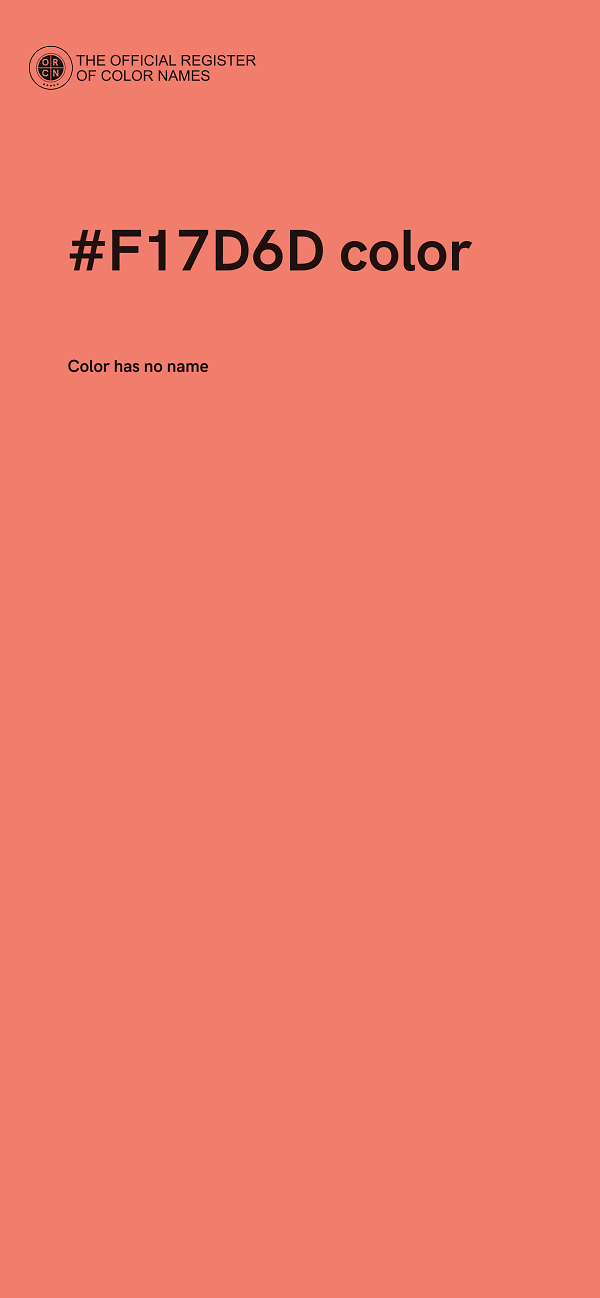 #F17D6D color image