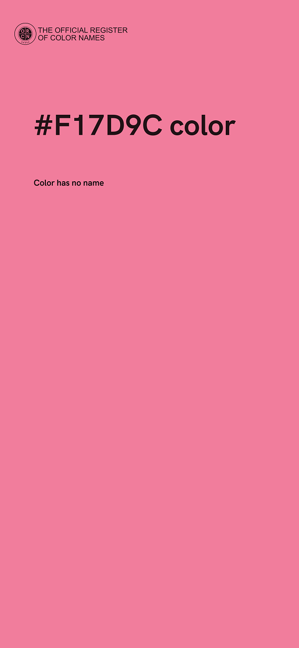 #F17D9C color image