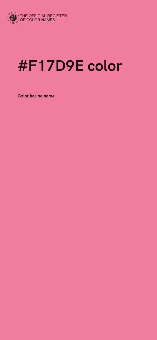 #F17D9E color image