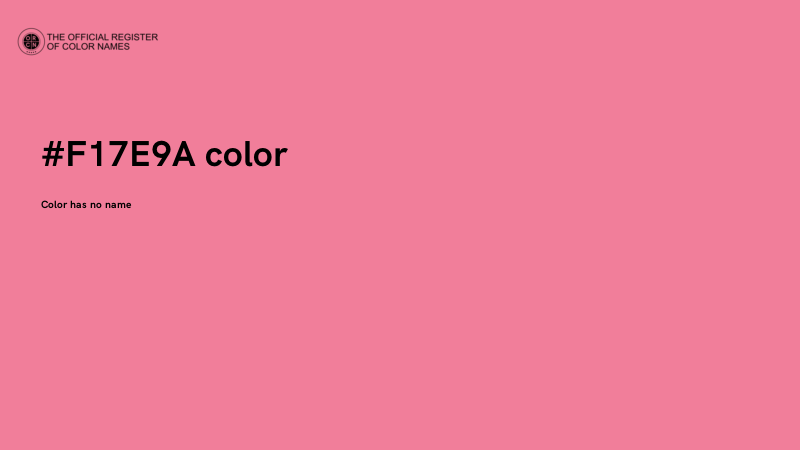 #F17E9A color image