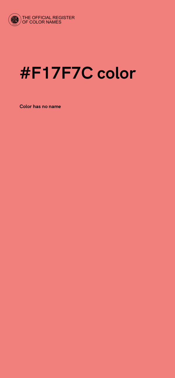 #F17F7C color image