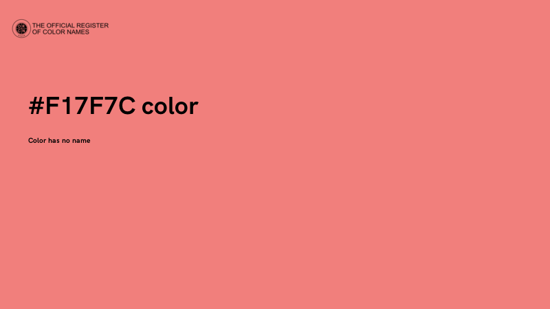 #F17F7C color image