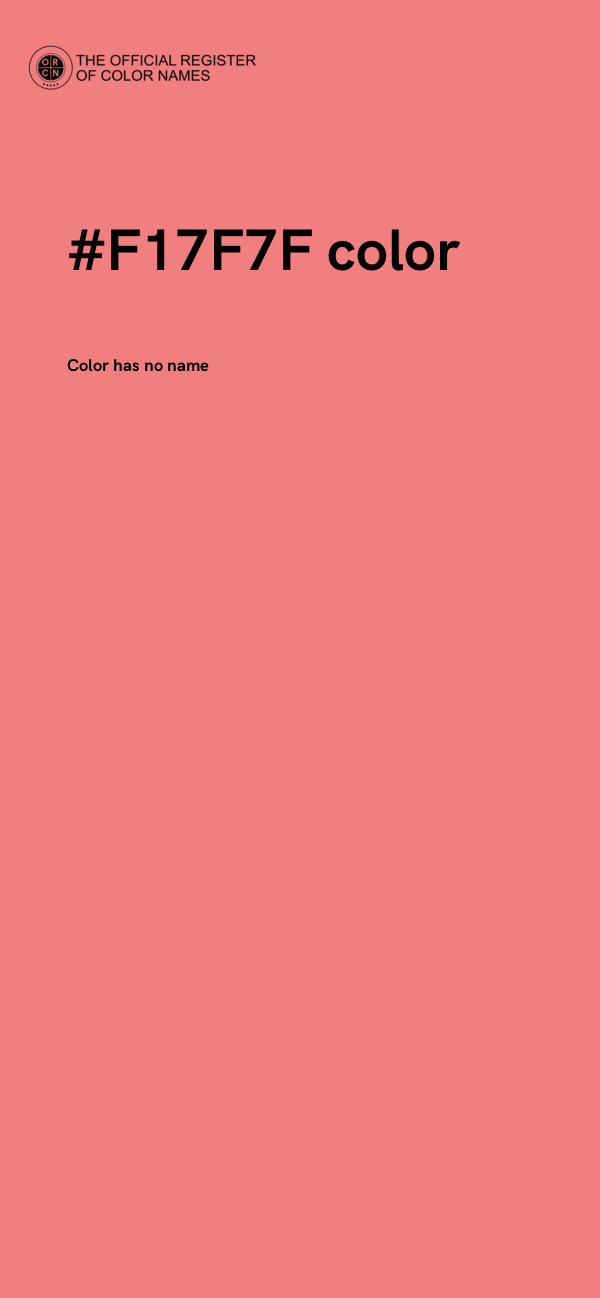 #F17F7F color image
