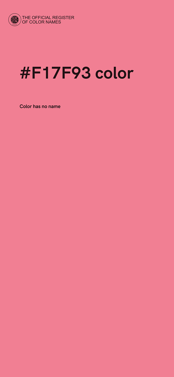 #F17F93 color image