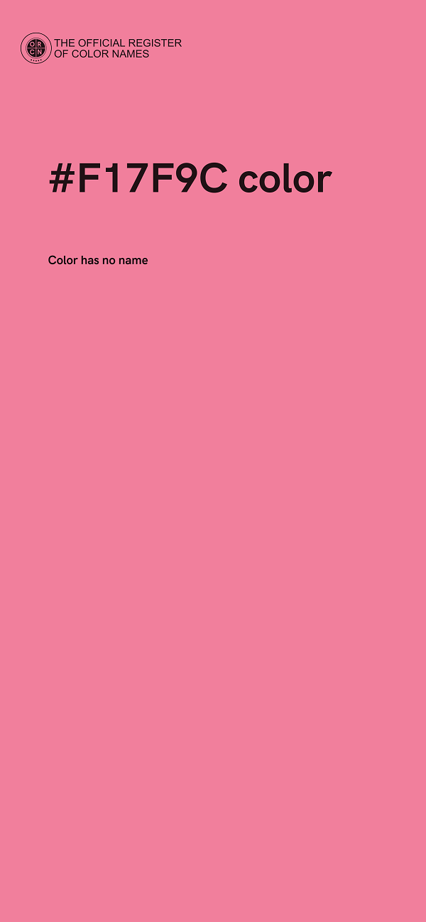 #F17F9C color image