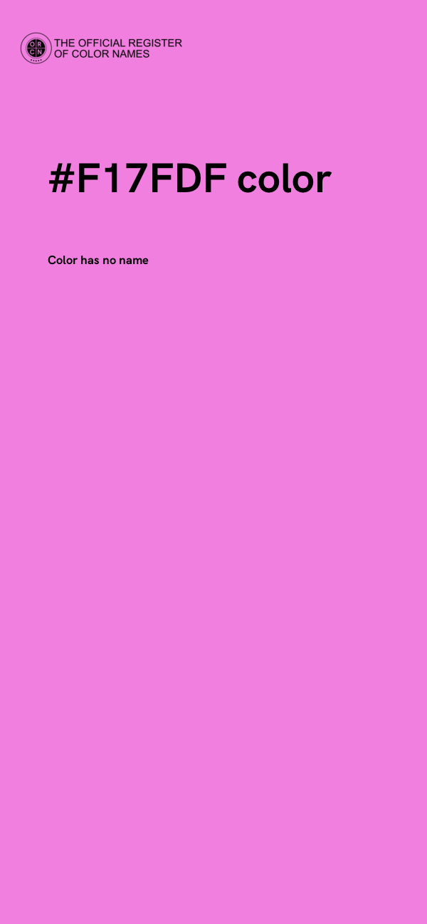 #F17FDF color image