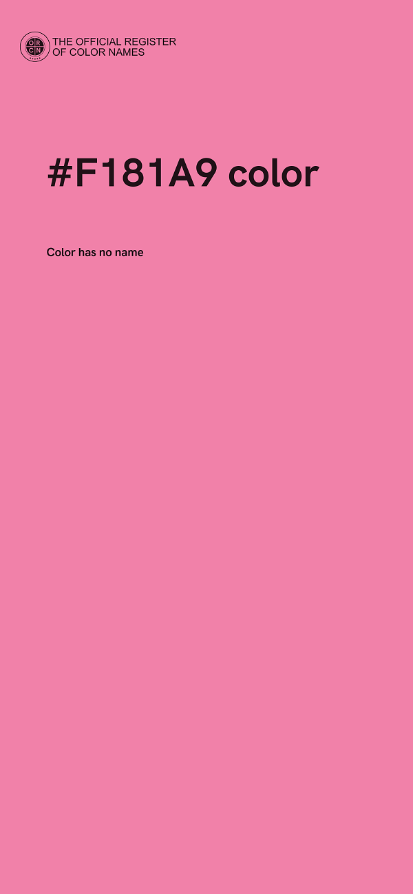 #F181A9 color image