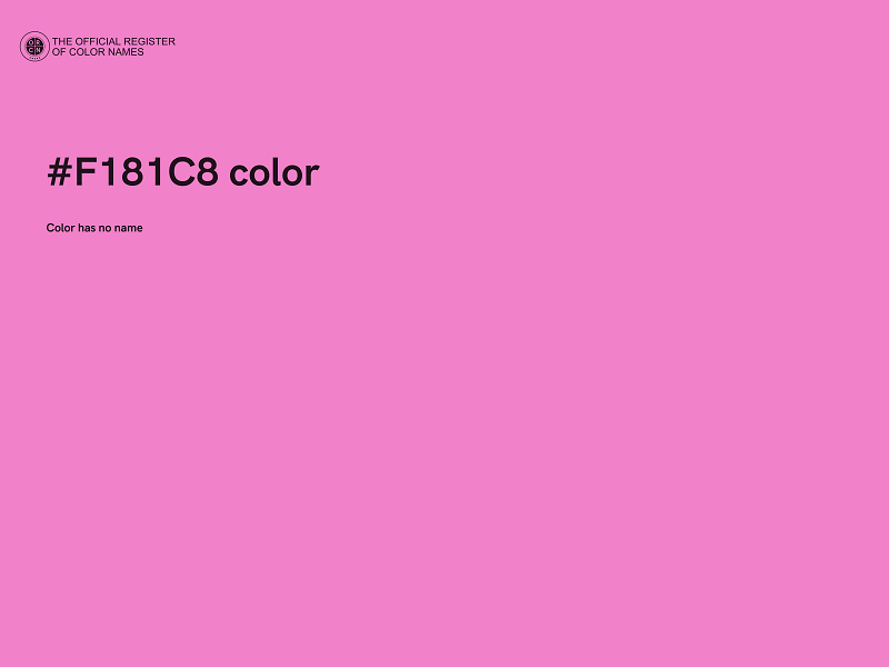 #F181C8 color image