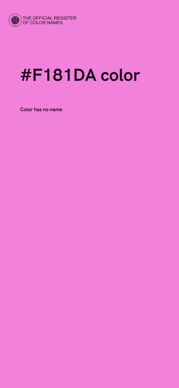 #F181DA color image