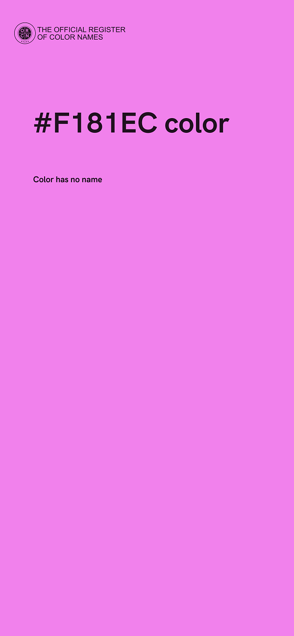 #F181EC color image