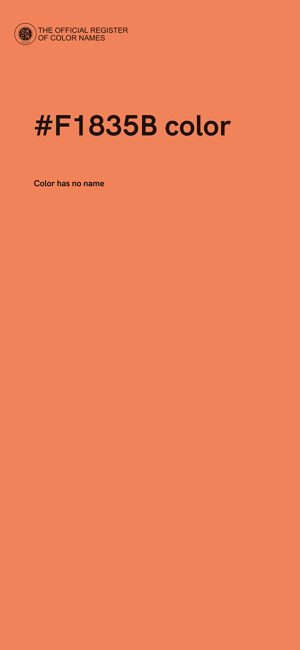 #F1835B color image