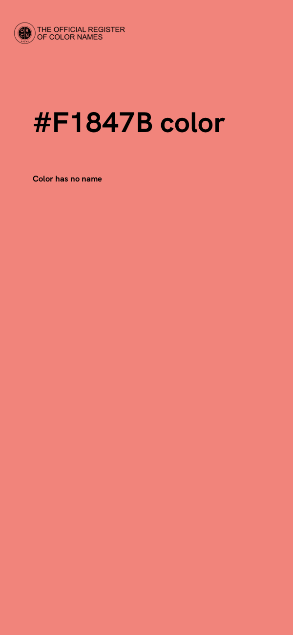 #F1847B color image