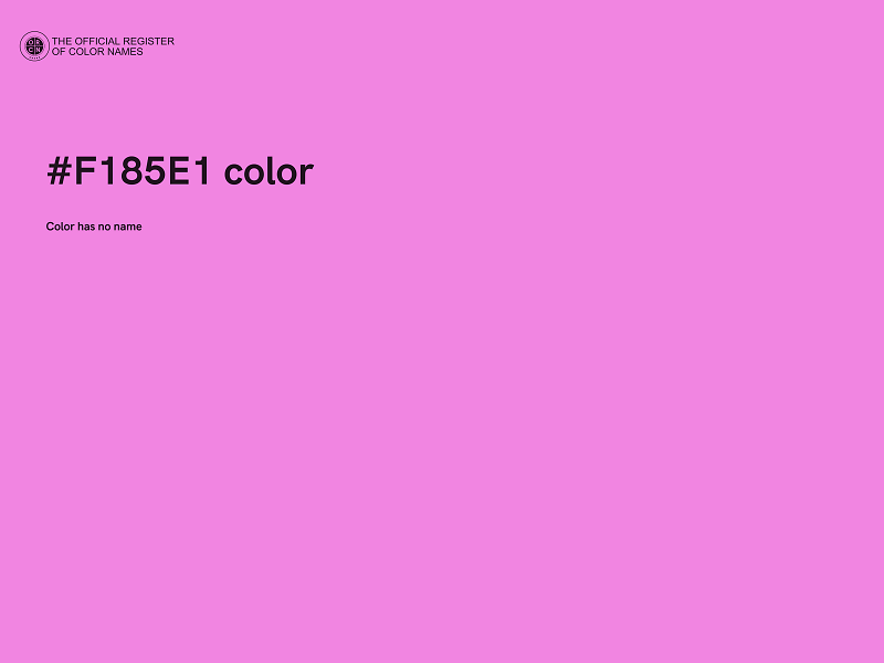 #F185E1 color image