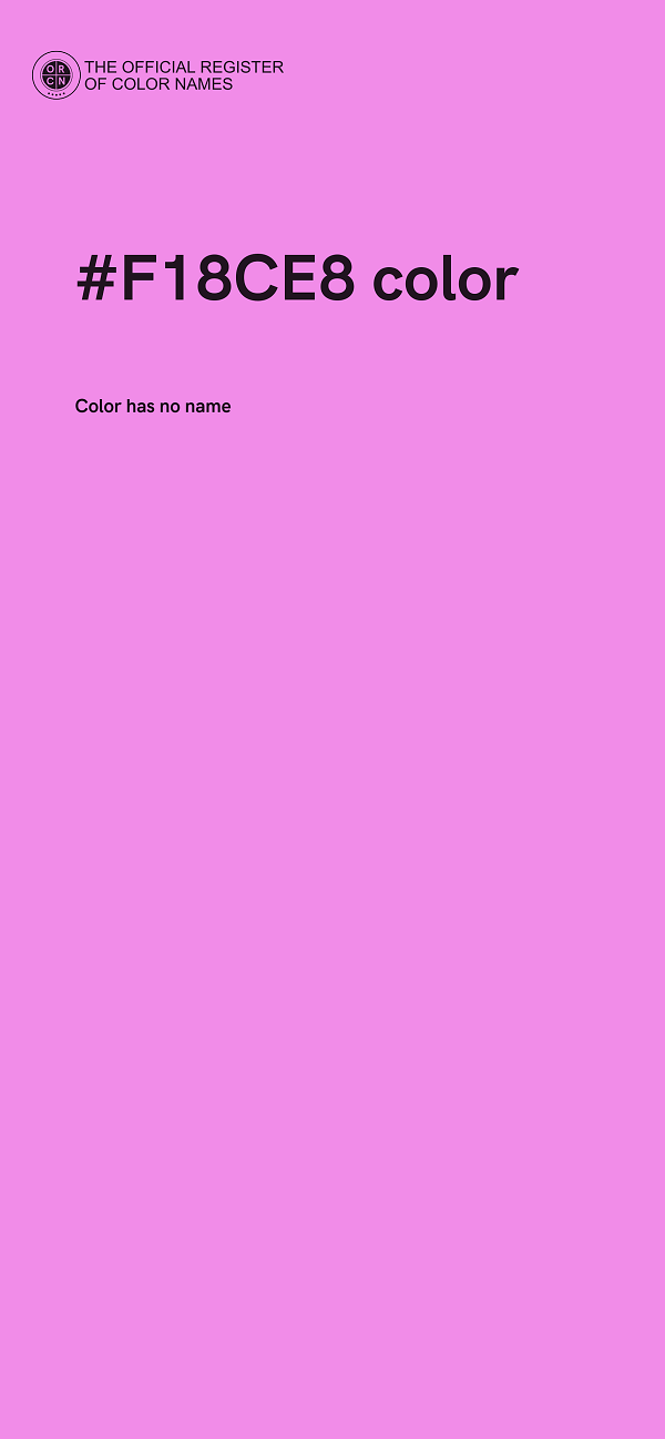 #F18CE8 color image