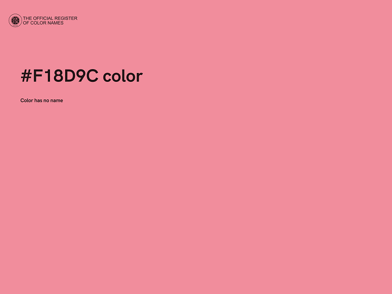 #F18D9C color image