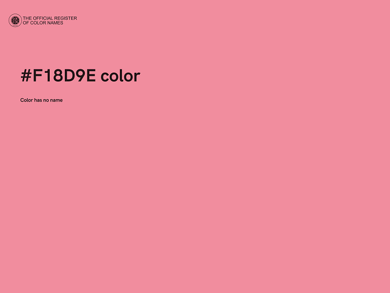#F18D9E color image