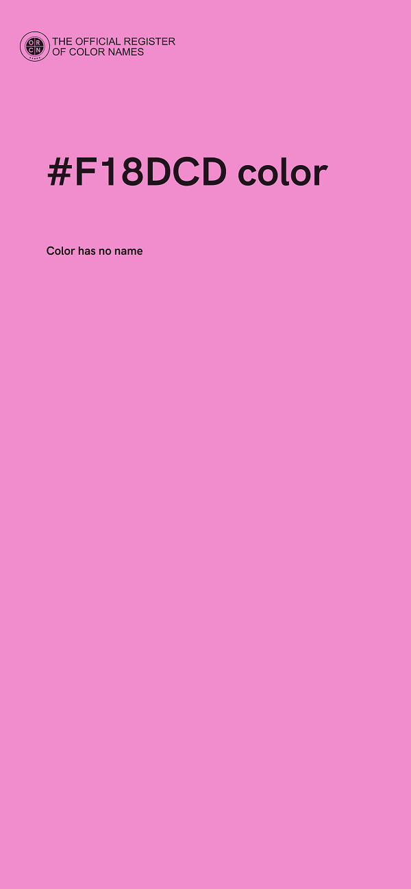 #F18DCD color image