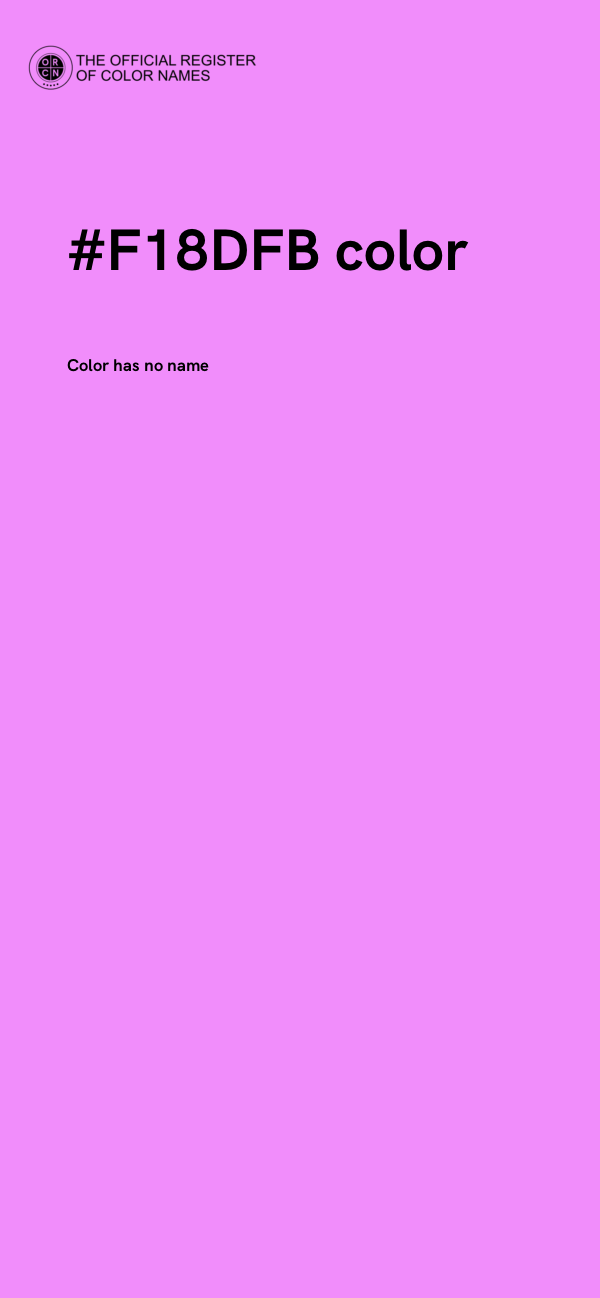 #F18DFB color image