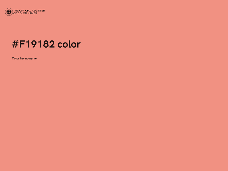 #F19182 color image