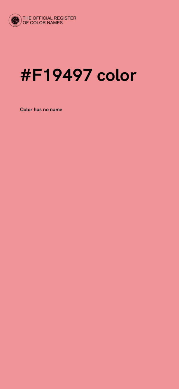 #F19497 color image
