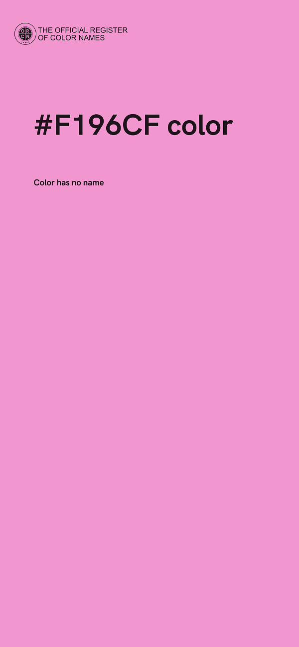 #F196CF color image