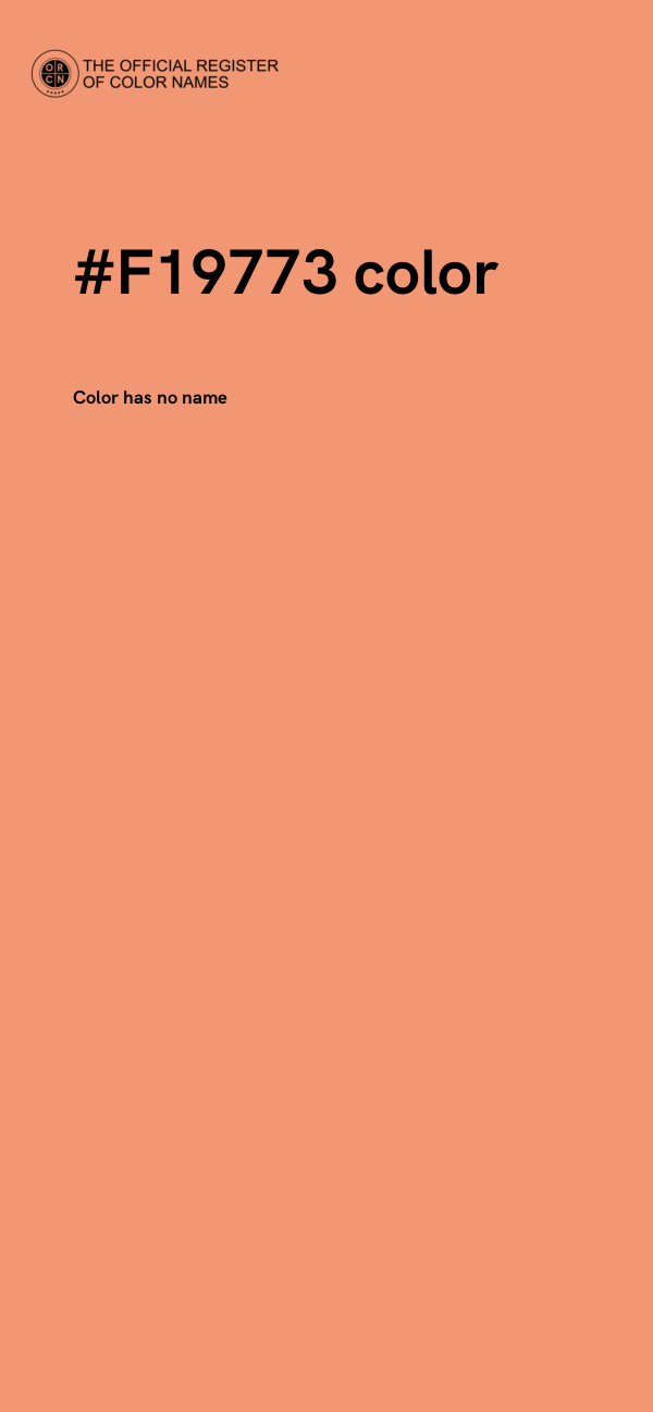 #F19773 color image