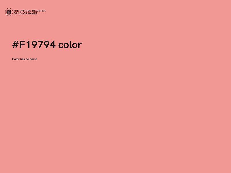 #F19794 color image