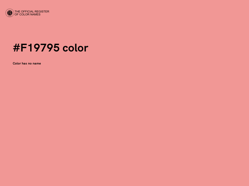 #F19795 color image