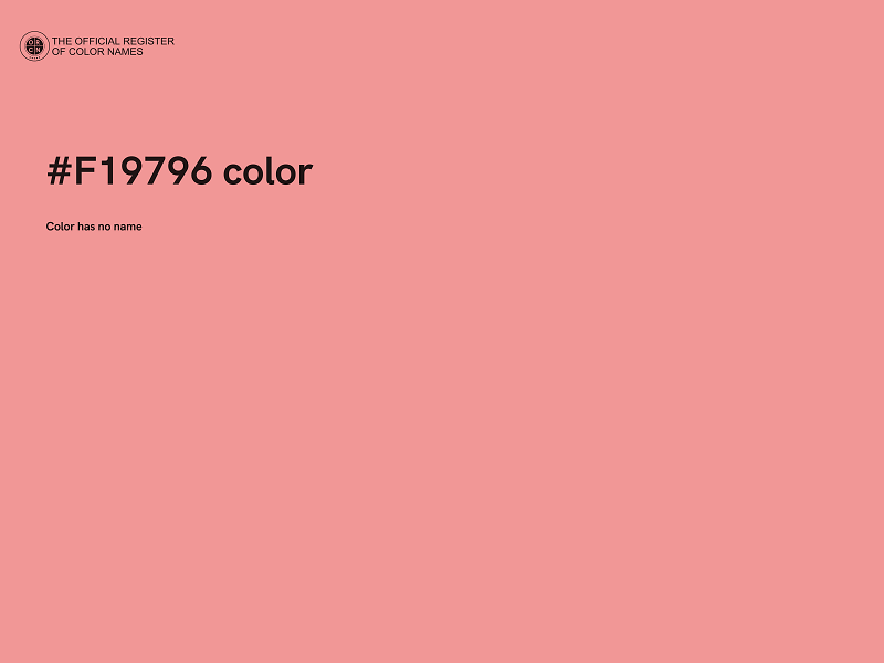 #F19796 color image