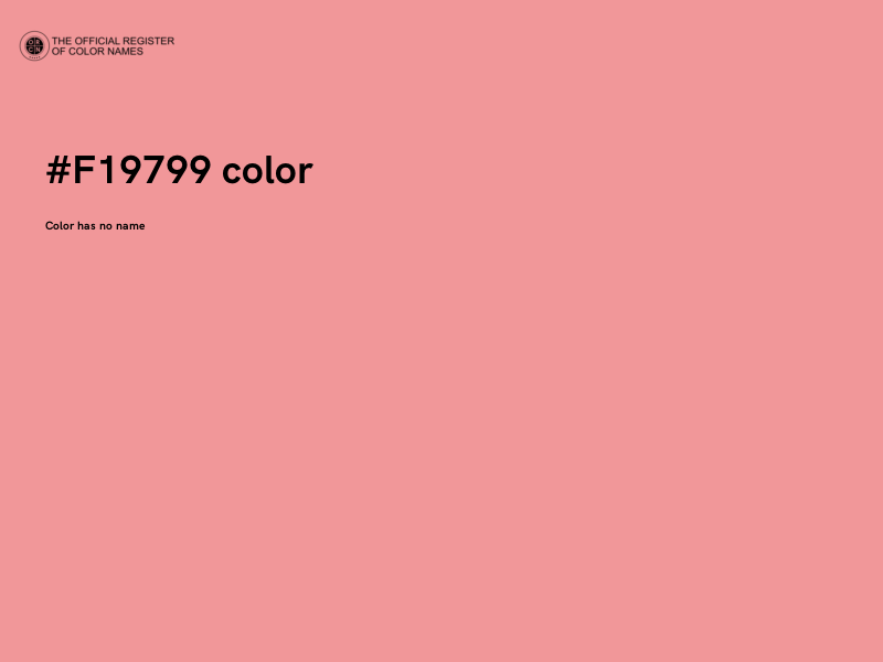 #F19799 color image