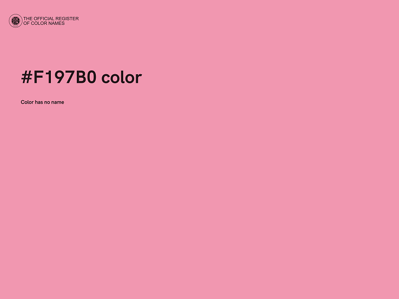 #F197B0 color image