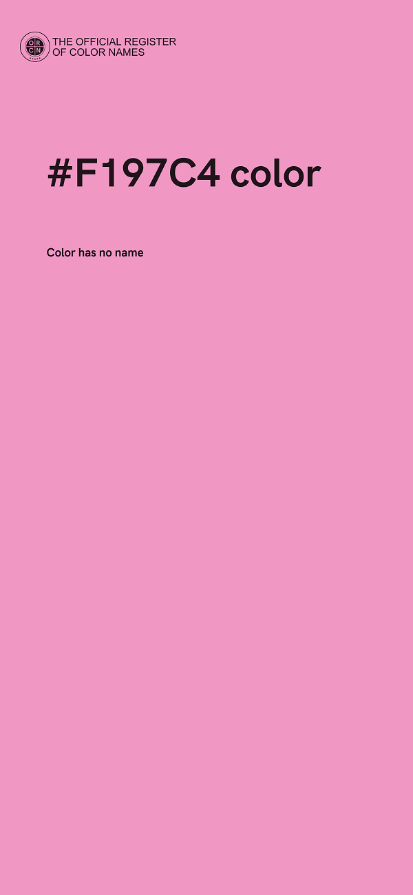 #F197C4 color image