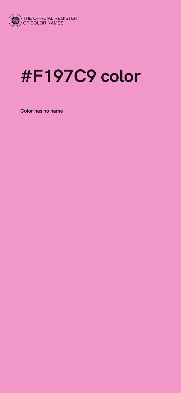 #F197C9 color image