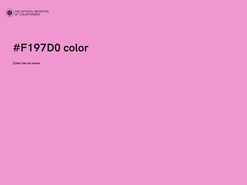 #F197D0 color image