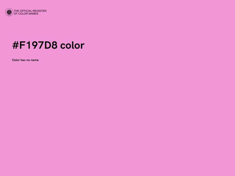 #F197D8 color image