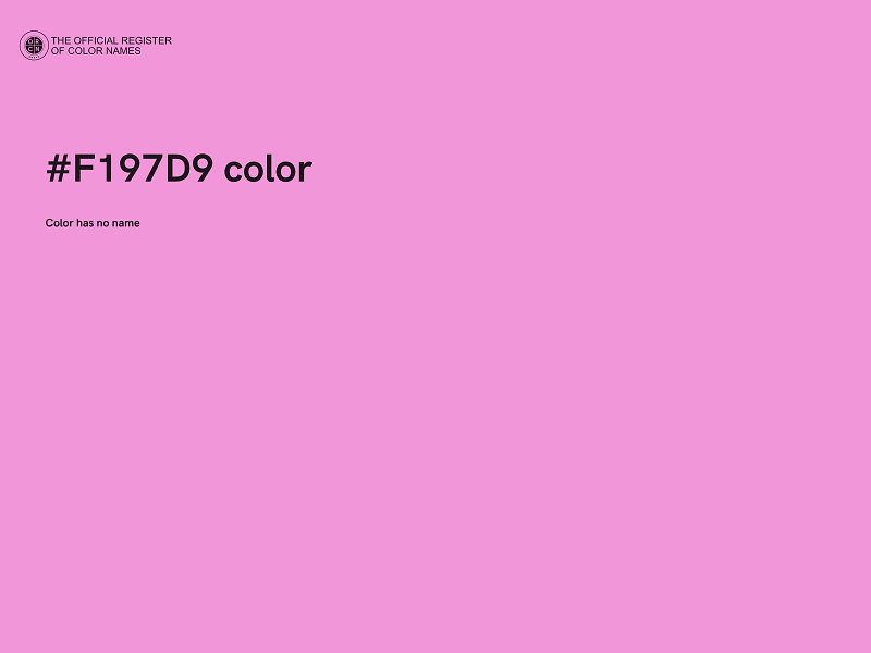 #F197D9 color image