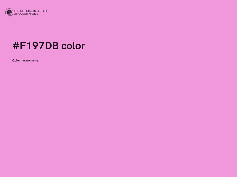 #F197DB color image