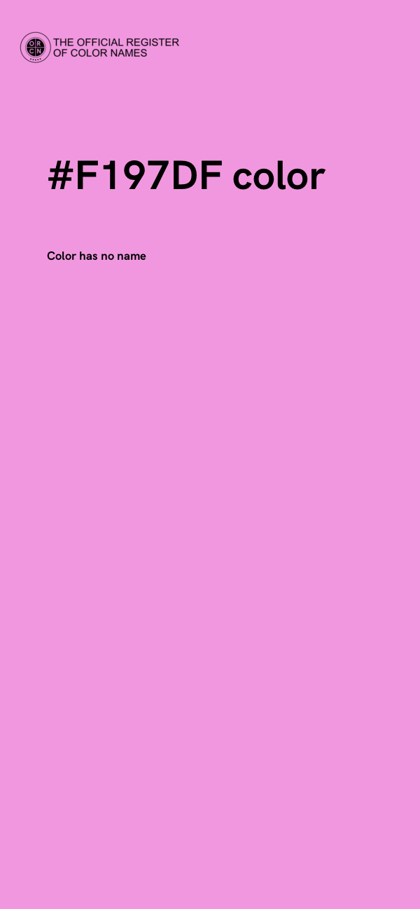 #F197DF color image