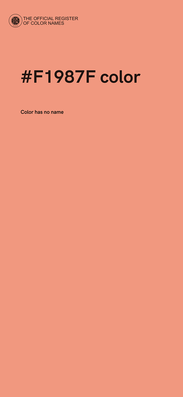 #F1987F color image