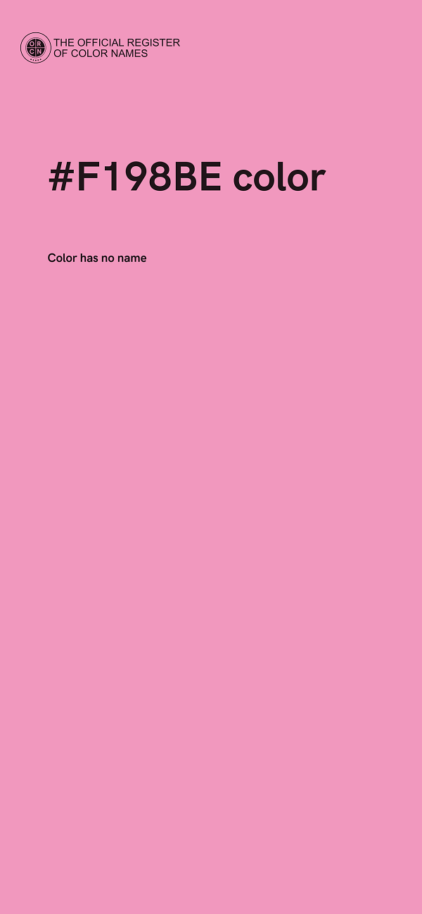 #F198BE color image