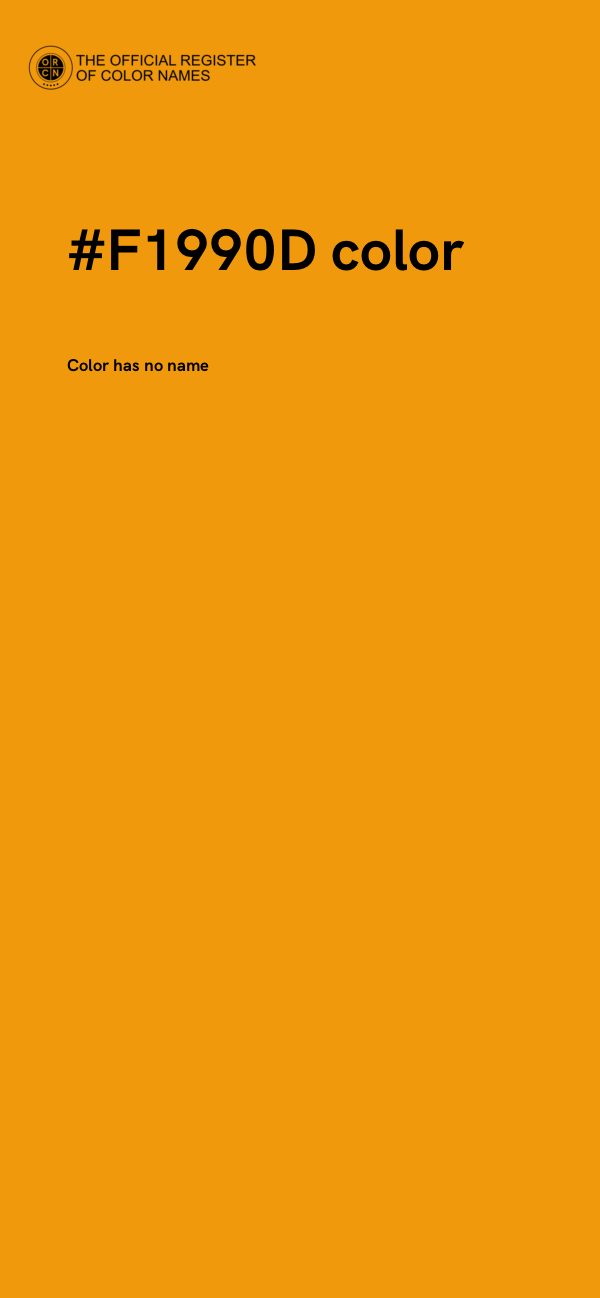 #F1990D color image