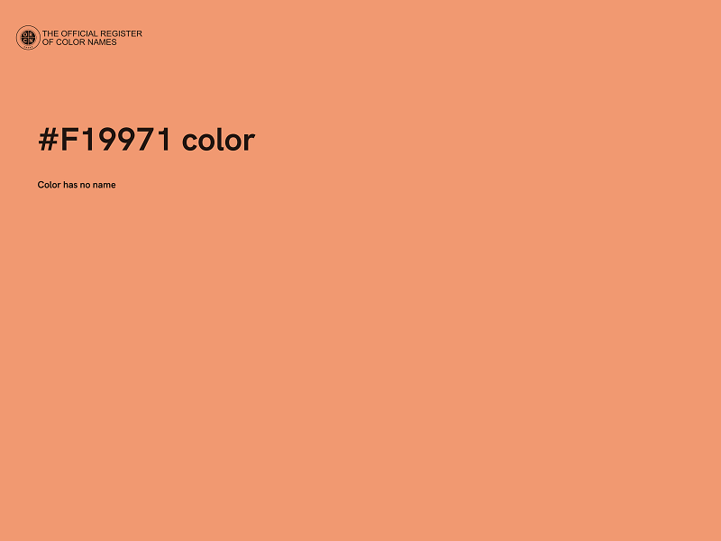 #F19971 color image