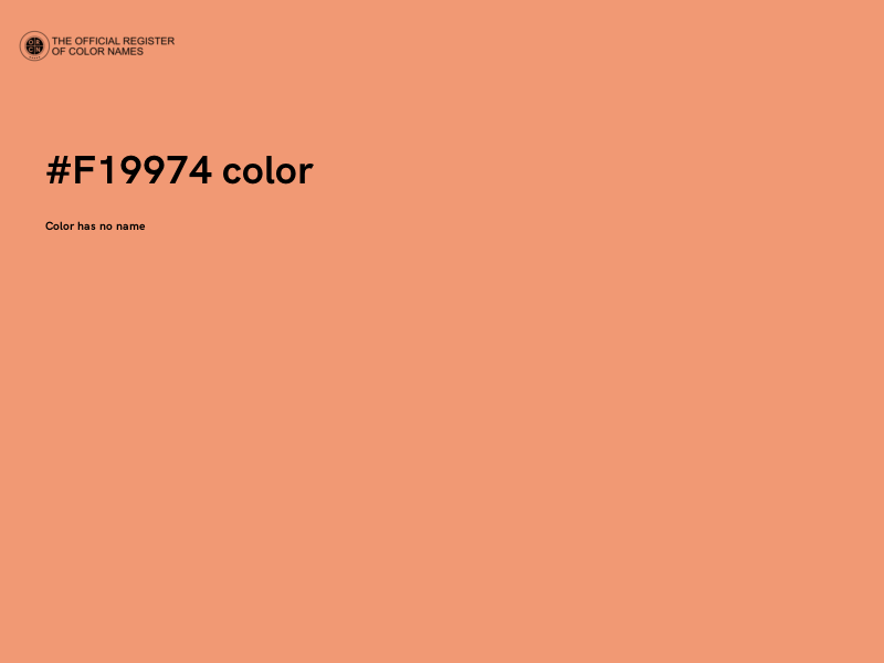 #F19974 color image