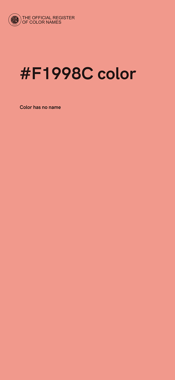 #F1998C color image