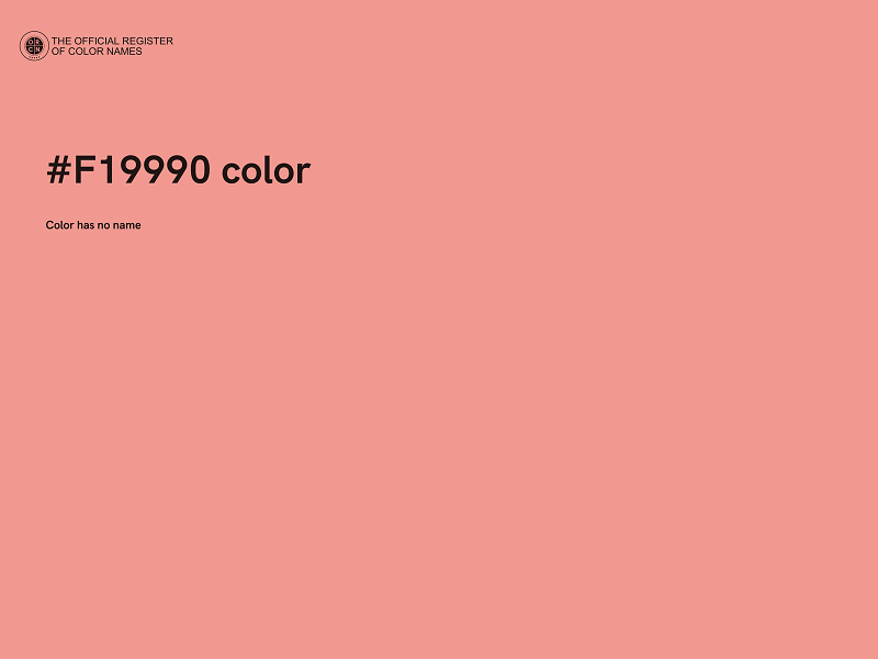 #F19990 color image